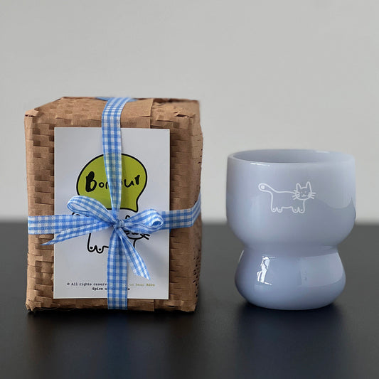 Minimalist Colored Glass Cup | 7oz Gift Packaging