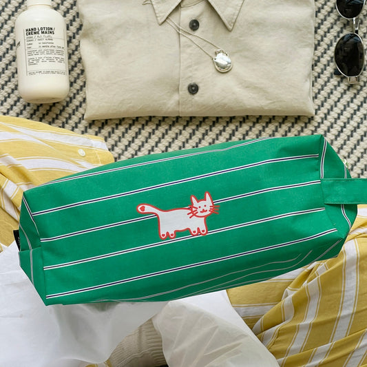 Cute Cat Waterproof Makeup Bag | Lightweight Travel Organizer