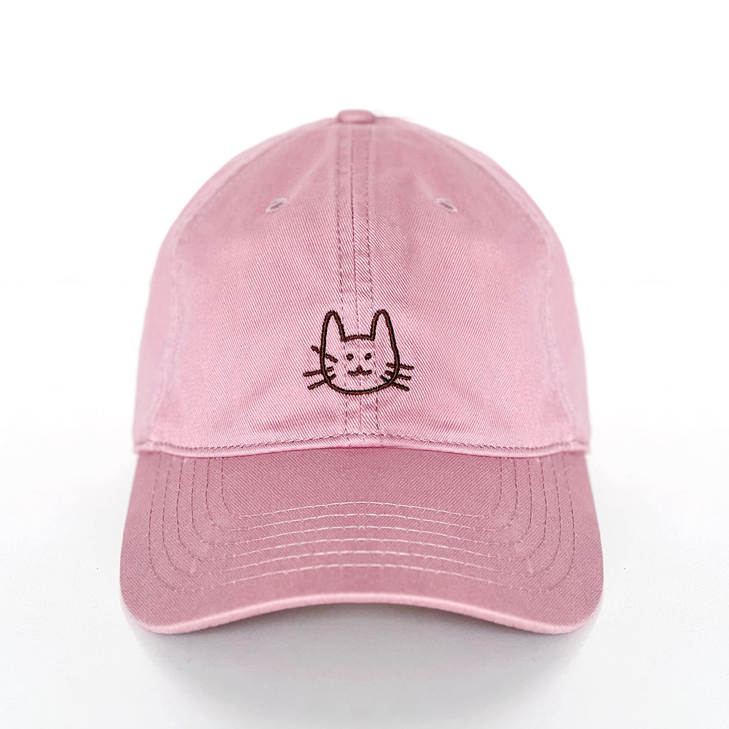 Cute Cat Embroidered Baseball Cap