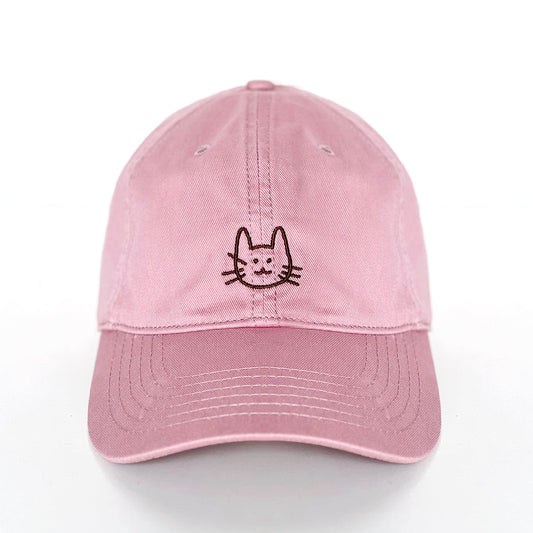 Cute Cat Embroidered Baseball Cap