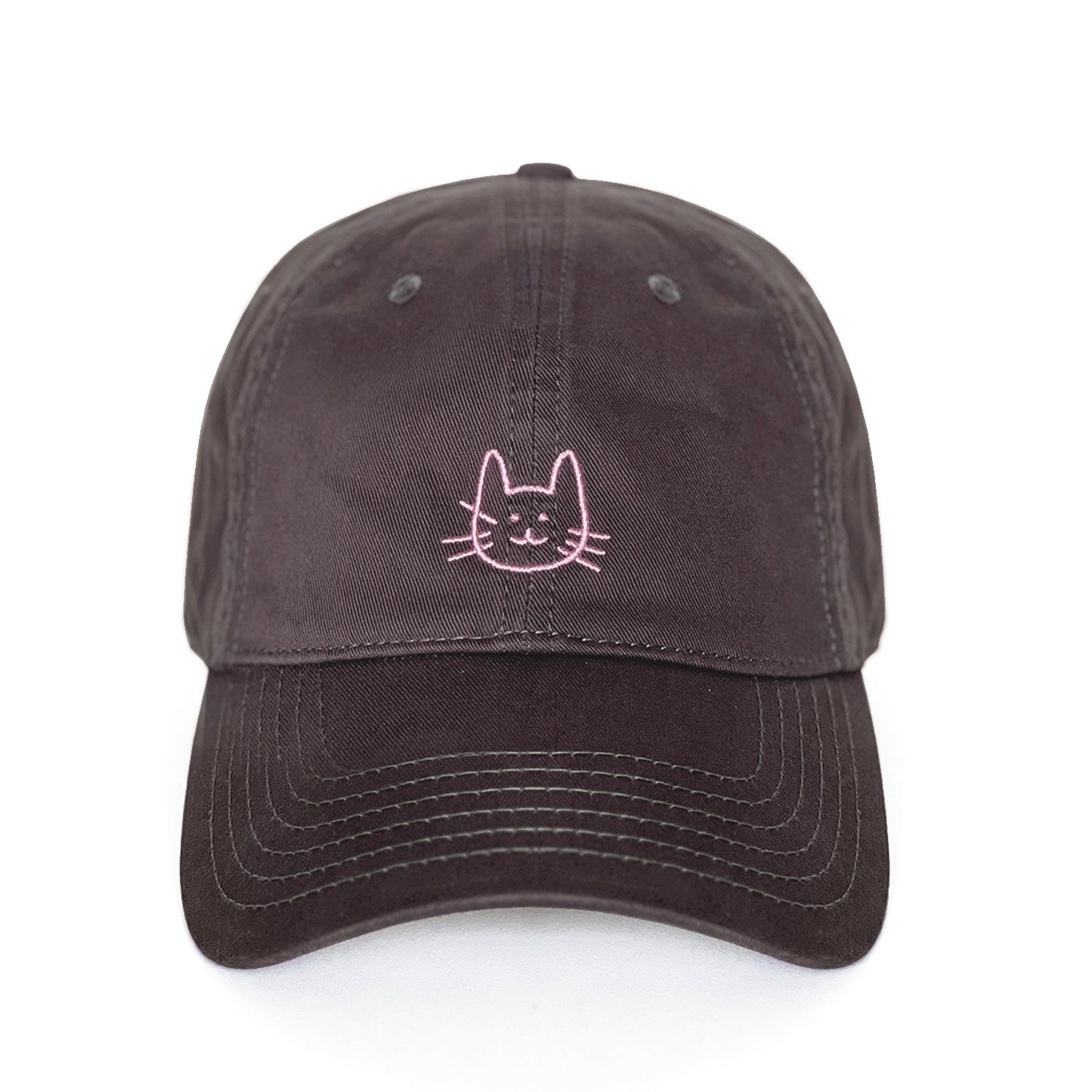 Cute Cat Embroidered Baseball Cap
