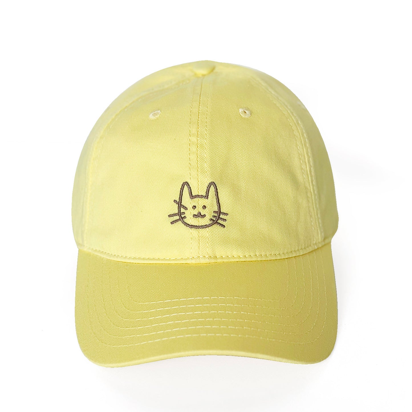 Cute Cat Embroidered Baseball Cap