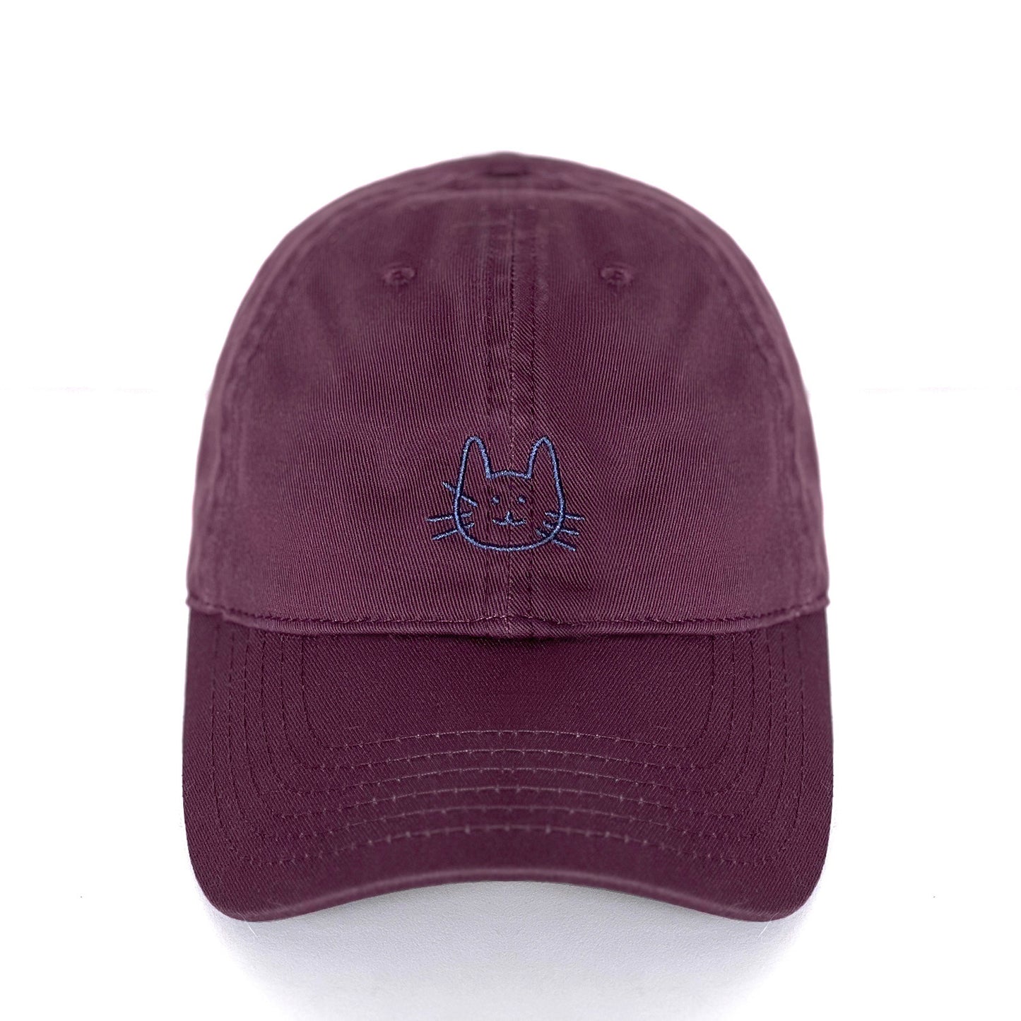 Cute Cat Embroidered Baseball Cap