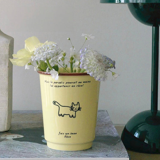 Dopamine Four-Color Ceramic Mug | 9.5oz Color Block Coffee Cup