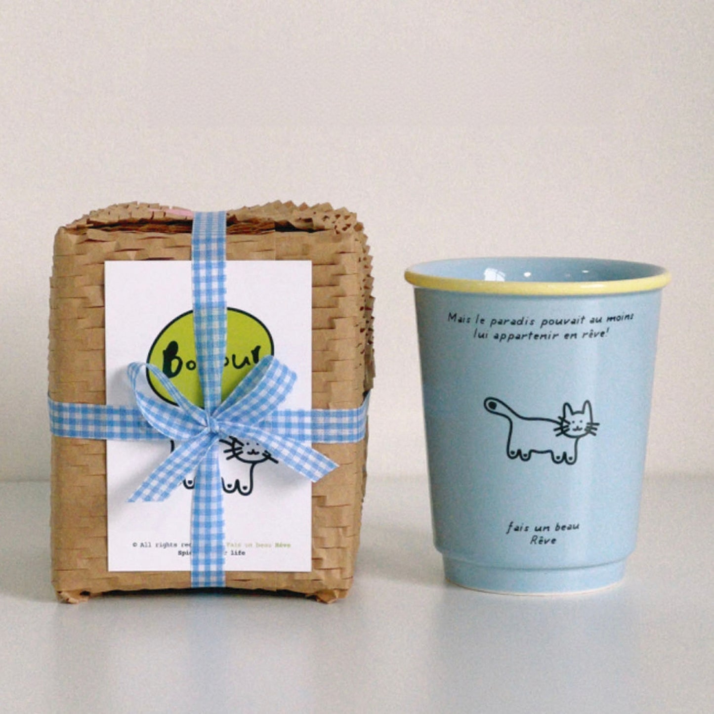Dopamine Four-Color Ceramic Mug | 9.5oz Gift Box
