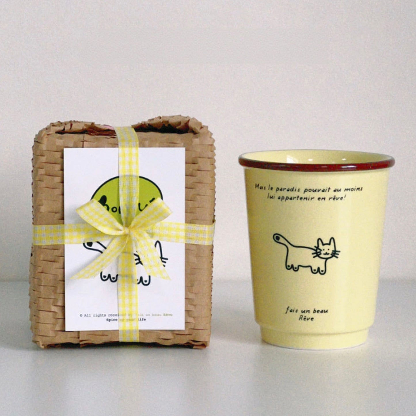 Dopamine Four-Color Ceramic Mug | 9.5oz Gift Box