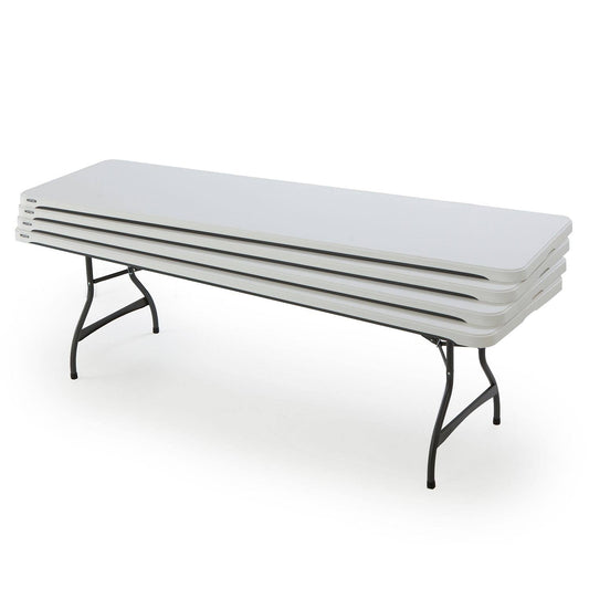 Lifetime 4-Pack Commercial Stacking 8 ft Folding Table