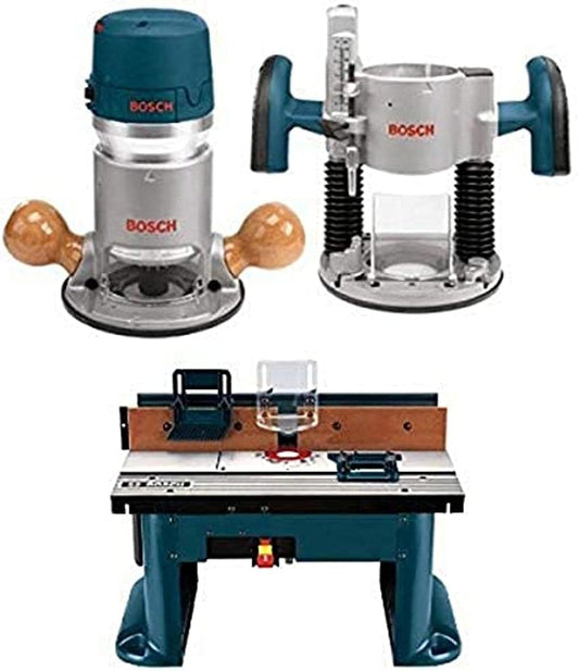 BOSCH 1617EVSPK Wood 12 Amp Router Tool Combo Kit